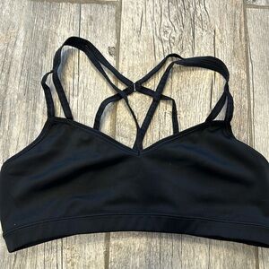 New balance dry black sports bra size large